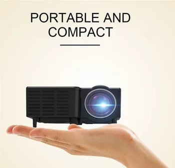 

UNIC UC28CB projector supports USB, TF, AV interface Supports wired mobile phone with the same screen frequency + Bluetooth