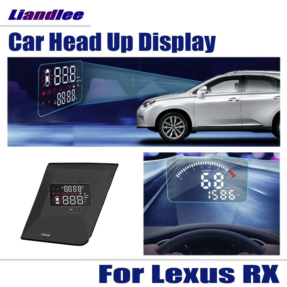 

Safe Driving Screen Full Function OBD For Lexus RX 2013 2014 2015 2016 Car HUD Head Up Display Projector Windshield