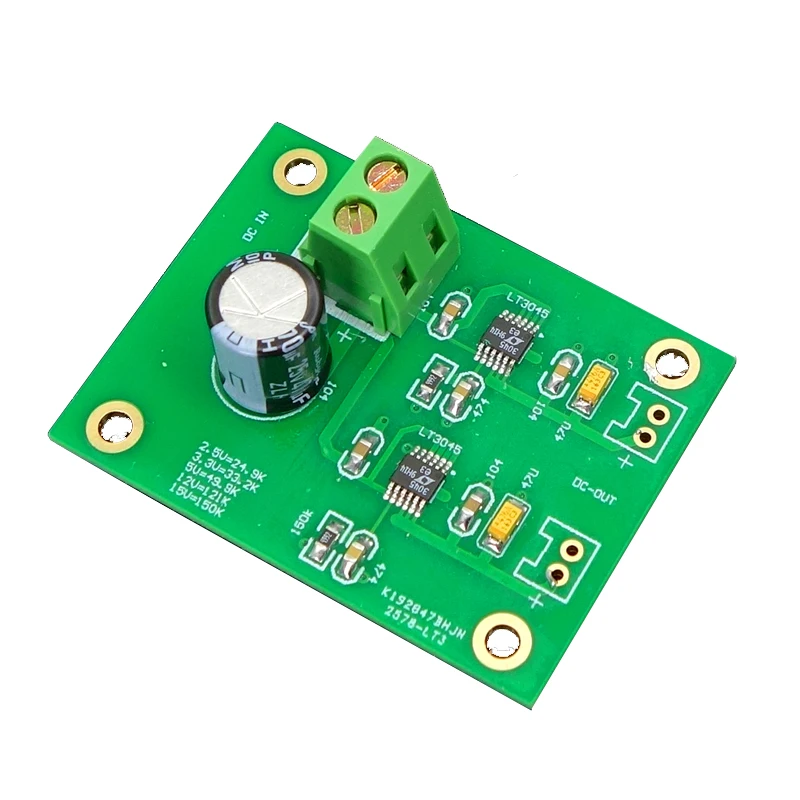 

LT3045 dual positive voltage low noise regulated linear power supply input DC 5 to 20V