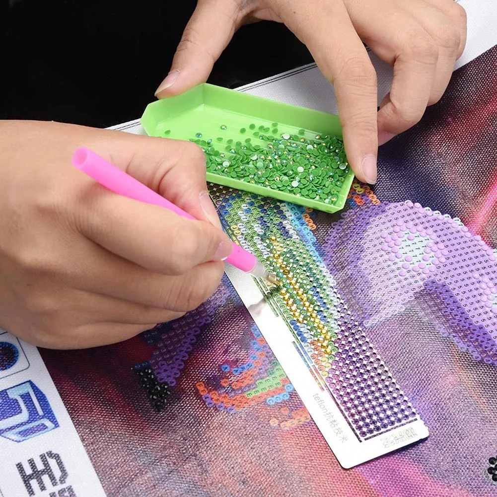 125 Dispaint DIY Инструменты для вышивки картин со стразами линейка рисования