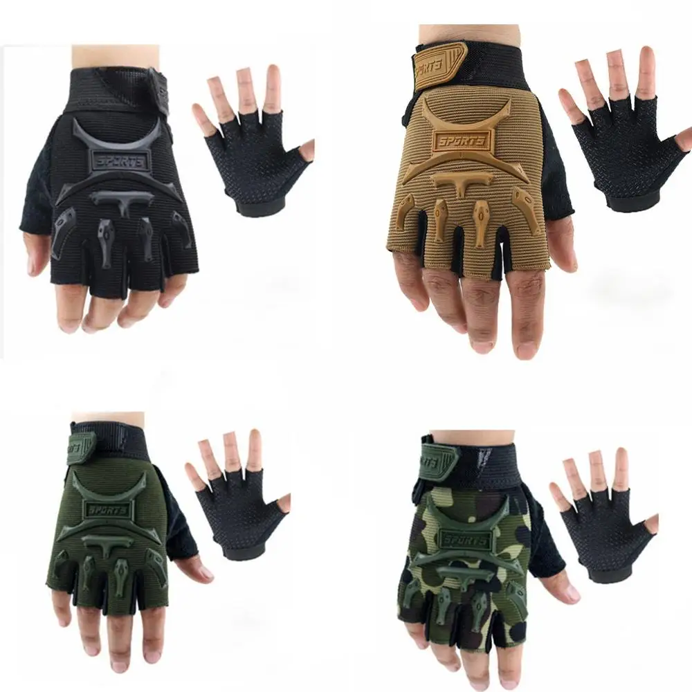 Ofertas Especiales Guantes deportivos con soporte de muñeca para niños, para entrenamiento, bicicleta, medio dedo p3KGgKVAo
