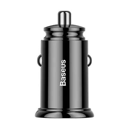 Baseus Mini USB Auto Oplader для мобильного телефона планшет gps 3.0A быстрое зарядное устройство двойной