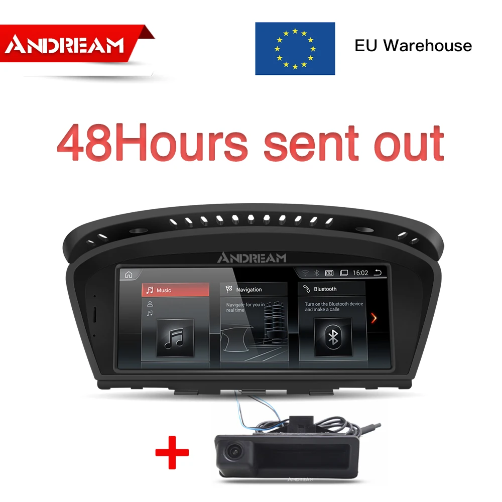 Perfect 8.8"  Android8.1  2G+32G six-core  PX6 Car GPS navigation MultiMedia Player for BMW Series3 5 E60 E61 E90  E91 Head unit IPS 1