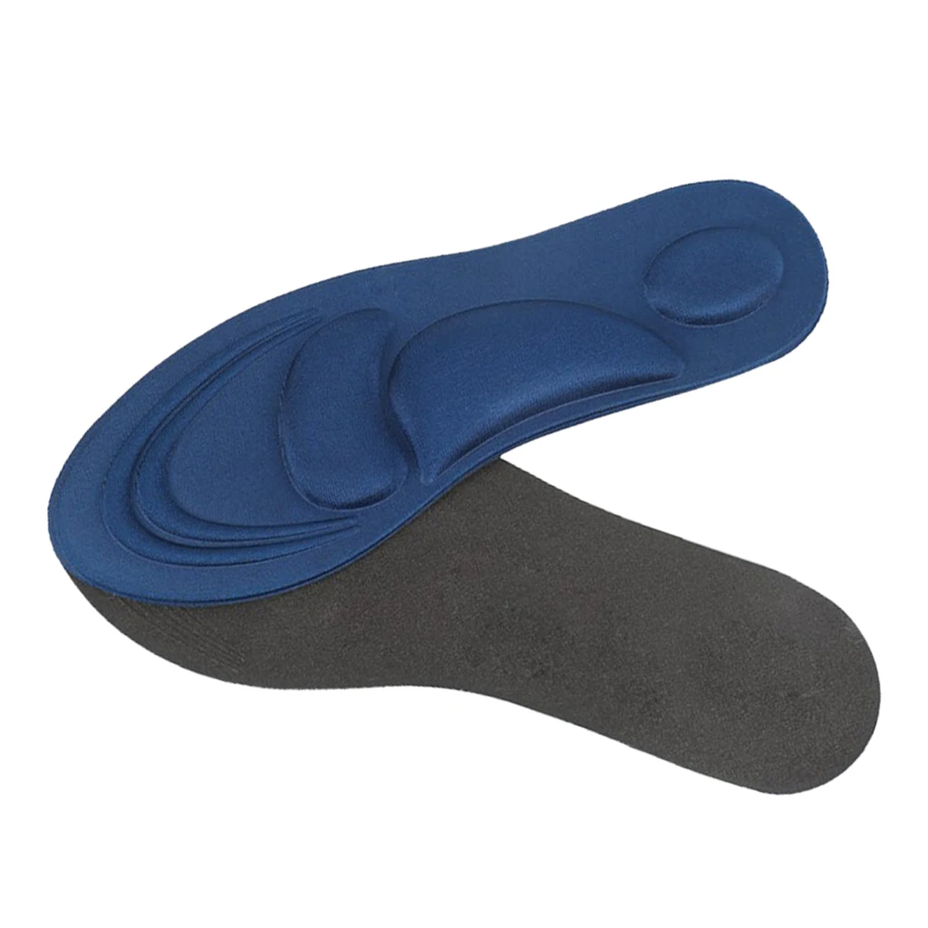 3D Shoe Insoles Memory Foam Thick Sponge Cushion DIY Cutting for Men Women