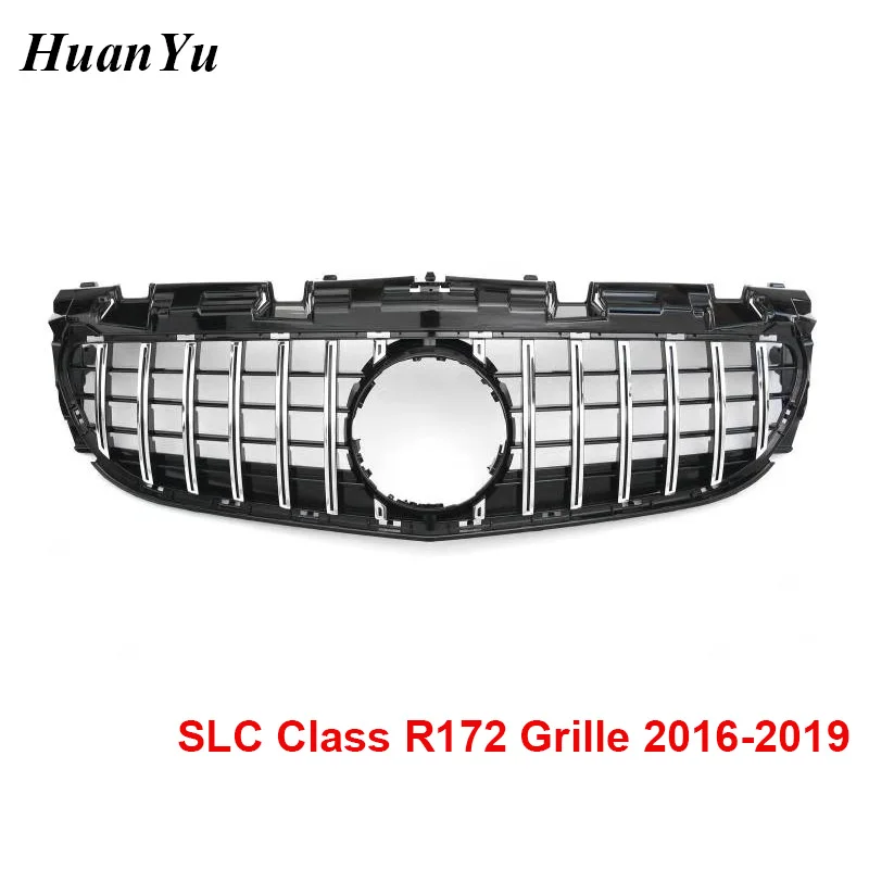 SLC R172 GT решетка для Mercedes-benz SLC класс передний бампер хромированные гоночные решетки SLC260 SLC300
