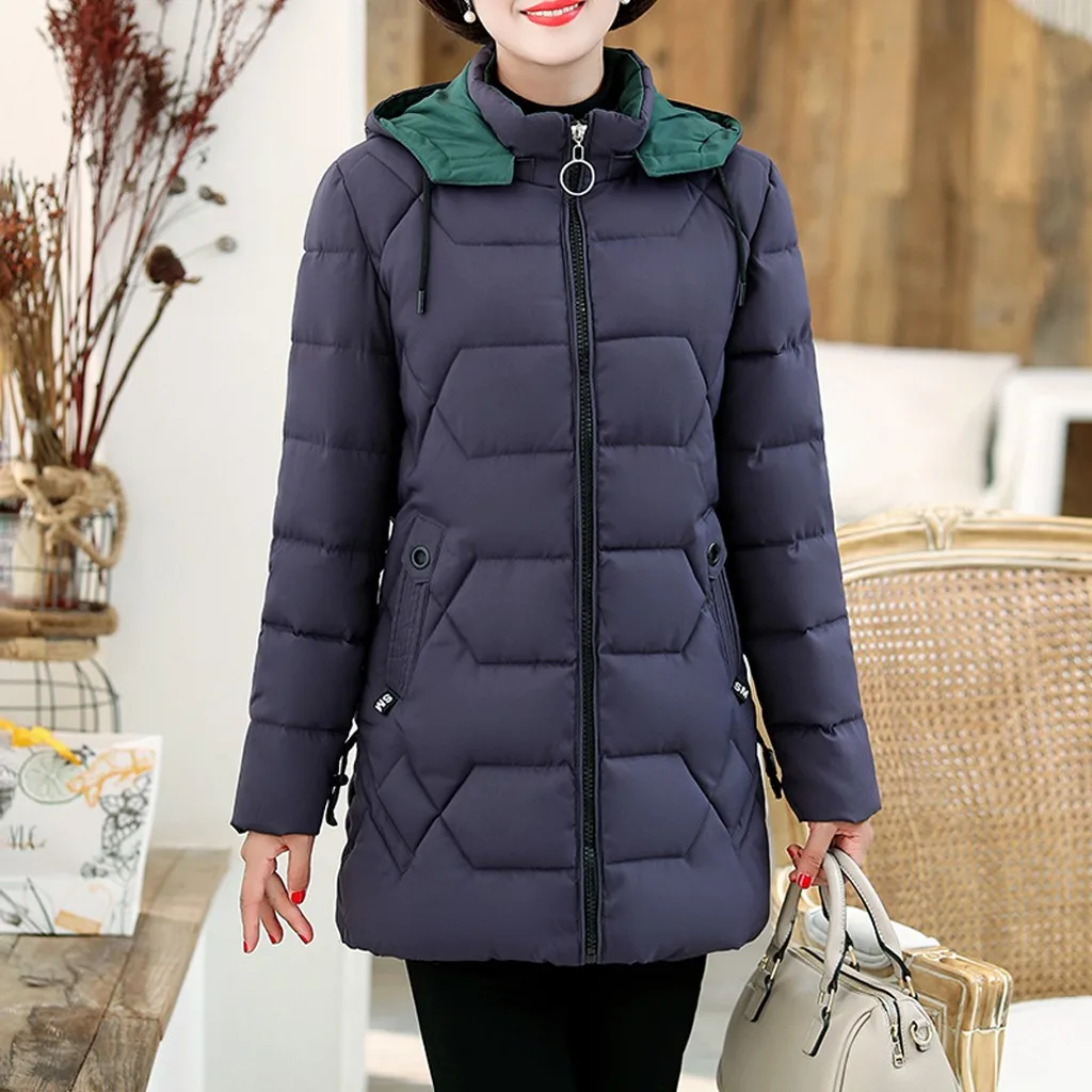Abrigos mujer invierno, зимнее пальто для женщин, одноцветное, с принтом, с карманами, на пуговицах, вязаное, длинный рукав, длинное пальто, chaqueta mujer