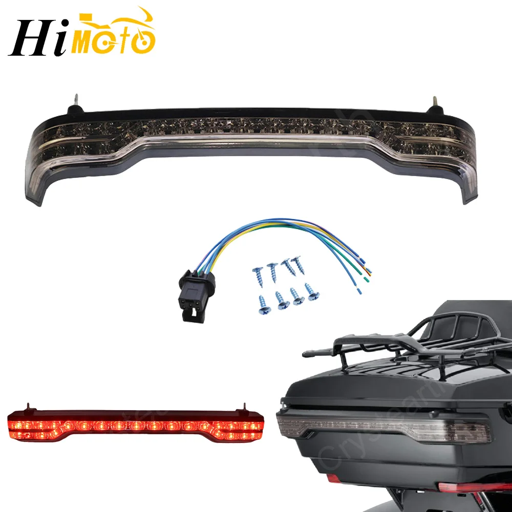 Для Harley Touring Trunk King- Smoke wrap Tour Pack светодиодный тормозной ходовой задний светильник для Harley Electra Glide