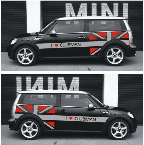 Car Sticker Body Exterior Decoration Modified Sticker Dedicated Lahua Color Strip Film For BMW Mini MINI R55 cooper clubman