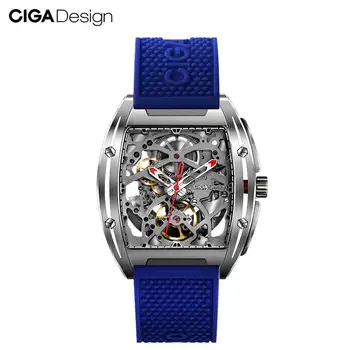 

CIGA Design Top Design Brand CIGA Z Series Watch Barrel Type Double-Sided Hollow Automatic Mechanical Men's Waterproof Watch