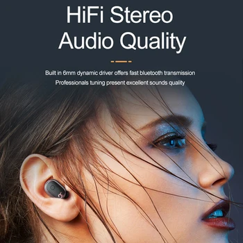 

Wireless Stereo Sports Headphones with Microphone TWS Bluetooth 5.0 Earbuds Earpiece Bluetooth Sport Earbuds Headset