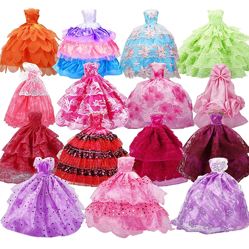 79Pcs Barbies Ken Doll Accessories=5*Barbies Clothes+5*Ken Clothes+ 69*Doll Accessories For Barbie Ken Doll&1/6 BJD Blythe Doll