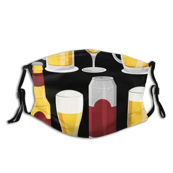 

protective mask with filter All I Need Is Beer｠ anti dust PM2.5 reuse adult teen child girl