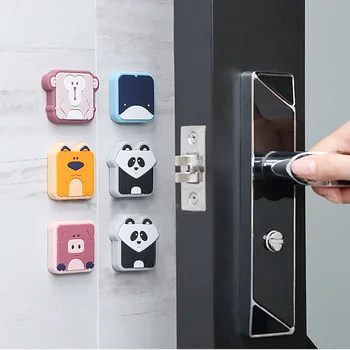 

10pcs/whosale 2020 New Thickened Wall Door Handle Door Anti-collision Pad Soft Rubber Pad Door Touch Safety Child Cushion