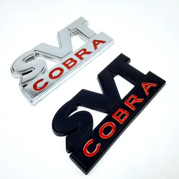 

3D Metal SVT COBRA Car Sticker Emblem Badge For Jeep BMW Ford Volvo Nissan Mazda Audi VW Honda car Lada Kia Chevrolet