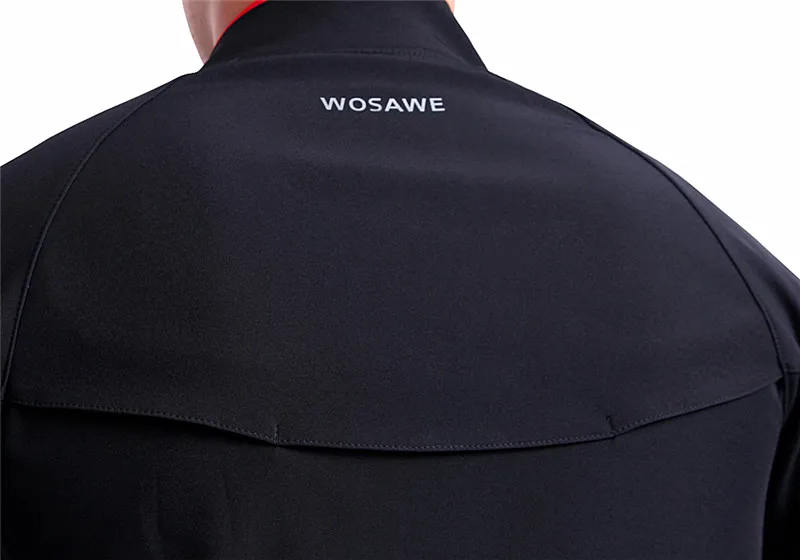 WOSAWE зимняя теплая велосипедная куртка светоотражающая одежда для горных