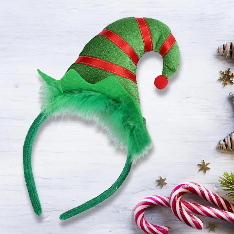 Милые рождественские повязки для волос в форме рогов, узор, индивидуальная полоска, умный войлок, бычий рог, перо, обруч для головы, украшение, подарок