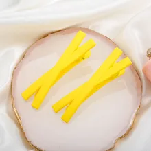 Стильные заколки в Корейском стиле для знаменитостей INS Hyuna с милыми макаронами, желе, Детская маленькая повязка на голову