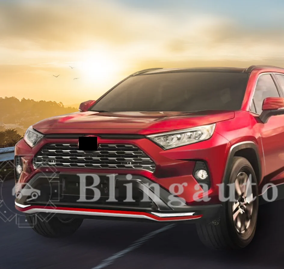Защита переднего бампера для T oyota все новые RAV4 ABS пластиковый бампер защитная пластина