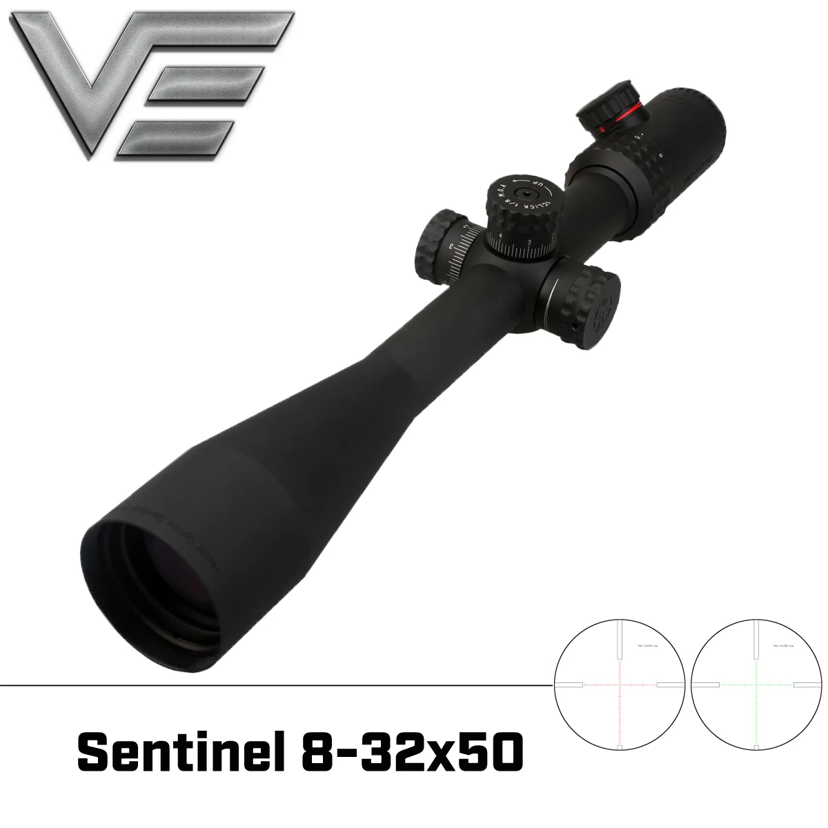 Vector Optics Gen2 Sentinel 8 32x50 Tactical Rifle Scope Telescopic