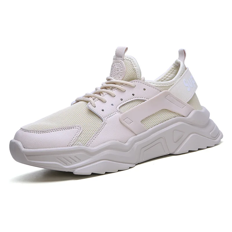 

2020 Spring White MEN'S SHOES Teenager Leather Waterproof Casual Running Athletic Shoes Students Winter White Shoe Men's