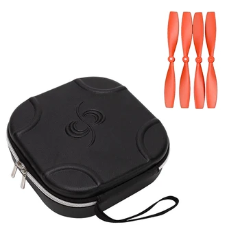 

(Carrying Case+Protection Paddle) for XIAOMI MITU Drone Bag Portable Handbag Storage Box(Black+Red)