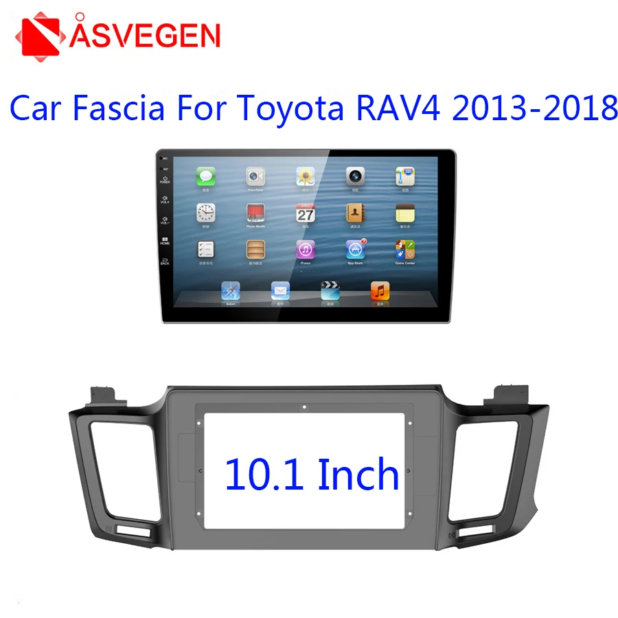 Автомобильная рама Asvegen радиоприемник для Toyota RAV4 2012 2018 установка панели двойная