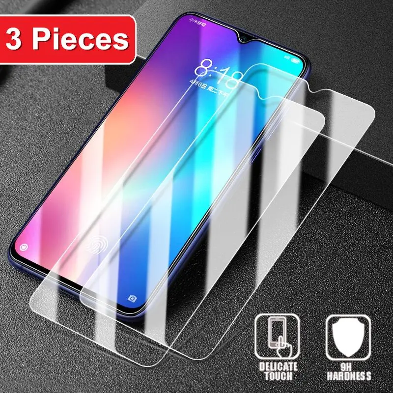 

3PCS Tempered Glass For Xiaomi mi 8 9 SE 9T 8 Pro 8 lite Screen Protector For Xiaomi mi A1 A2 lite 5X 6X Note 3 Global version
