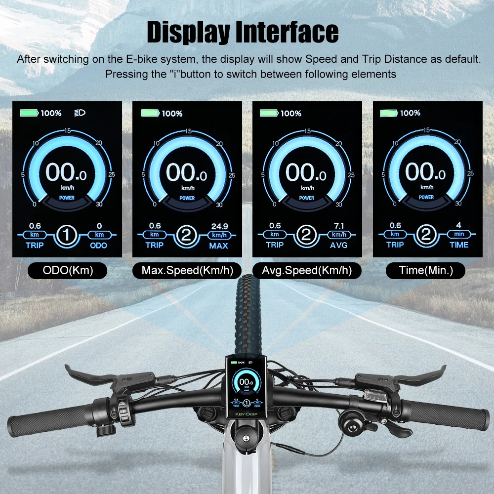 KD986 LCD Display BBS BBS01 BBS02 BBSHD 36V 43V 48V 5 Pin Electric Bike  8Fun Mid Front Hub Motor Speed Controller USB Interface|Electric Bicycle  Accessories| - AliExpress