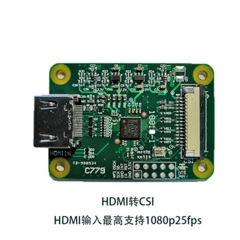 

new for Raspberry Pi HDMI IN HDMI to CSI-2 adapter board HDMI input supports up to 1080p25fp