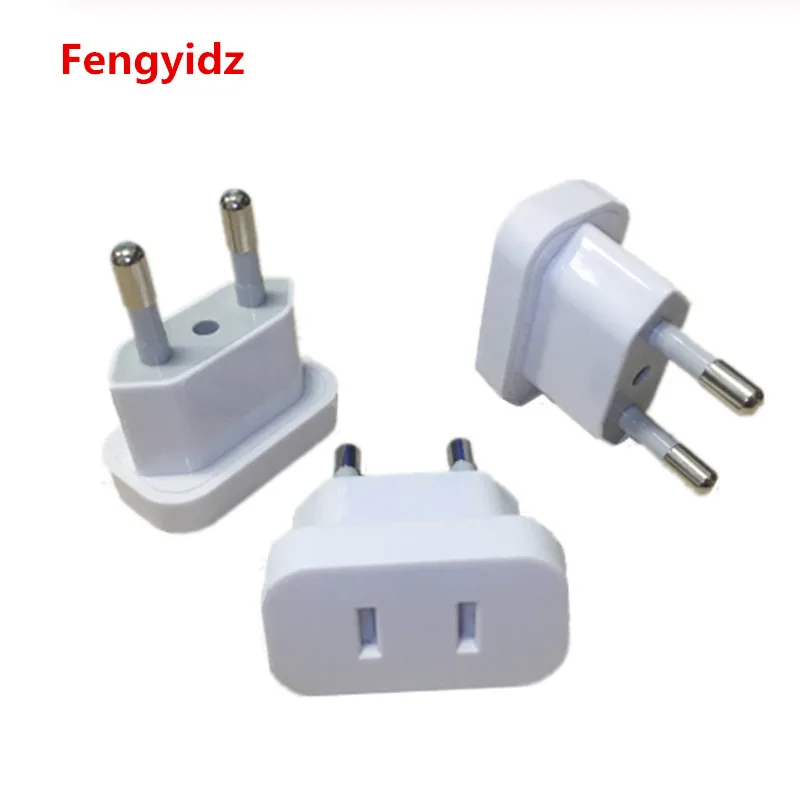 US To EU Euro Europe Plug Converter 2 Round AC Travel Adapter American Electrical Socket | Электроника