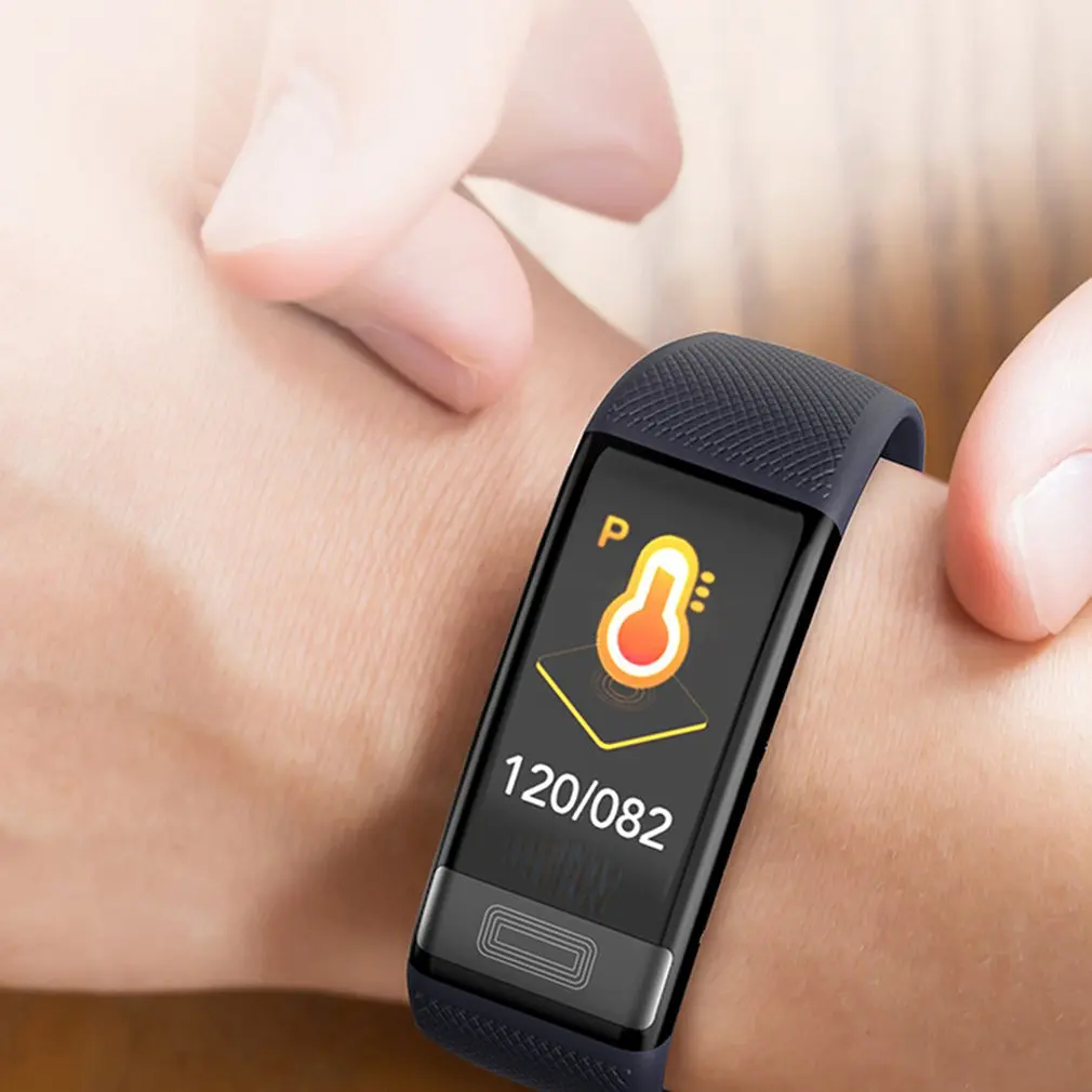 C20S ECG PPG Smart Bracelet Blood pressure Watch heart Rate Sleep monitor Smart Band Fitness Activity Tracker Health Wristband