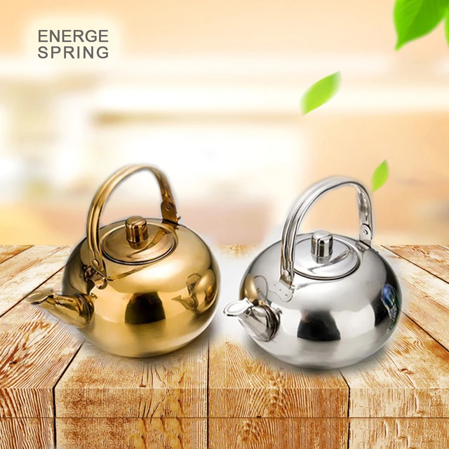 1.0L/1.5L/1.8L Stainless Steel Teapot Thicken Small Tea Kettle