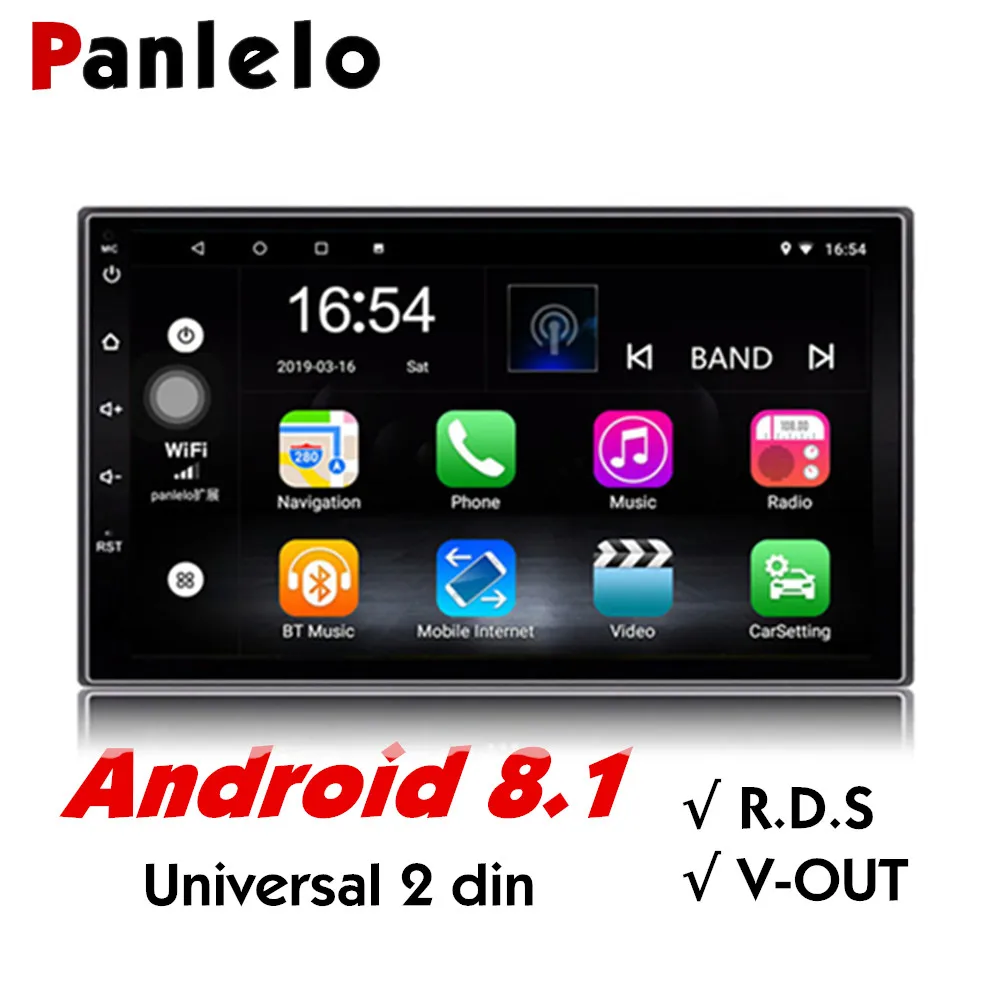 

Panlelo S2 Android Universal 2 Din Auto Radio 7'' Touch Screen Quad Core Car Multimedia Android Radio Stereo GPS Navigation