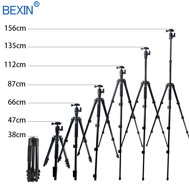 BEXIN штатив для камеры, подставка для телефона, портативное крепление для камеры для путешествий, панорамный штатив для камеры dslr
