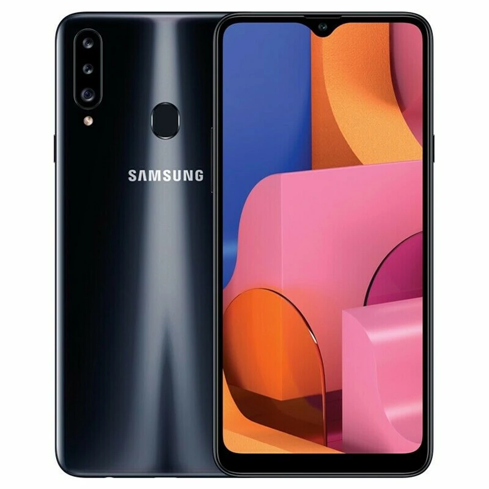 Мобильный телефон samsung Galaxy A20s A2070, две sim-карты, четыре ядра, 6,5 дюймов, тройная камера, 4 Гб ram, 64 ГБ rom, 4000 мАч - Цвет: Black