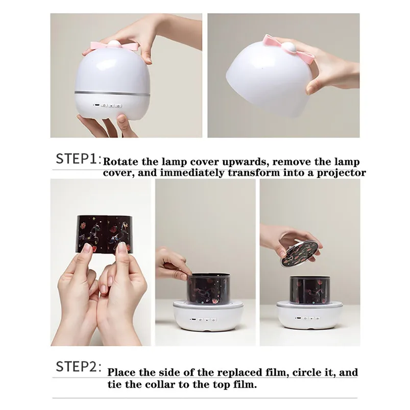 Star Ocean Projection Lamp Multi-Function Dimming Led Night Light Projector Sleep Light 6 scenes film Lamparas 40NOV5
