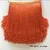 Dark orange 10 yardas 15 см de largo de encaje de poliecos decorativo de la correa de coser vestido Latino escenариo cortina ropa DIY - Цвет: Dark orange