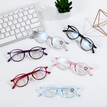 1 шт. синий светильник, блокирующие очки, радиационная защита, компьютерные очки, круглое плоское зеркало в раме, очки, модные аксессуары