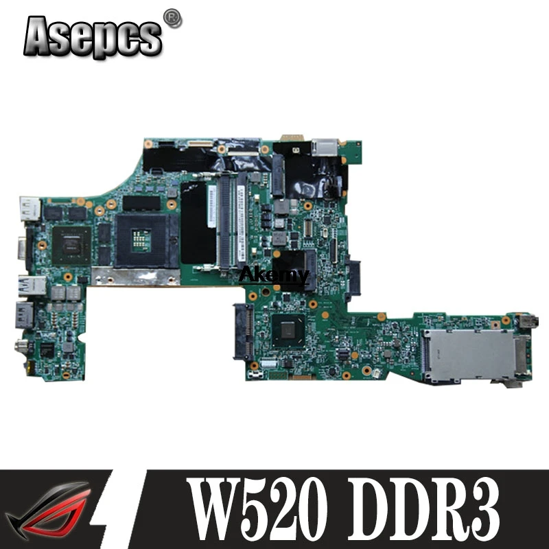 

FRU 04W2029 Main Board For Lenovo Thinkpad W520 Laptop Motherboard 48.4KE27.051 QM67 DDR3 Quadro 2000M Video card