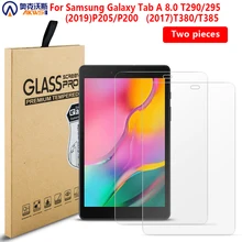 2 шт защитный чехол из закаленного стекла для samsung galaxy TAB A 8,0 SM-P200/P205 T290/T295 T380/T385