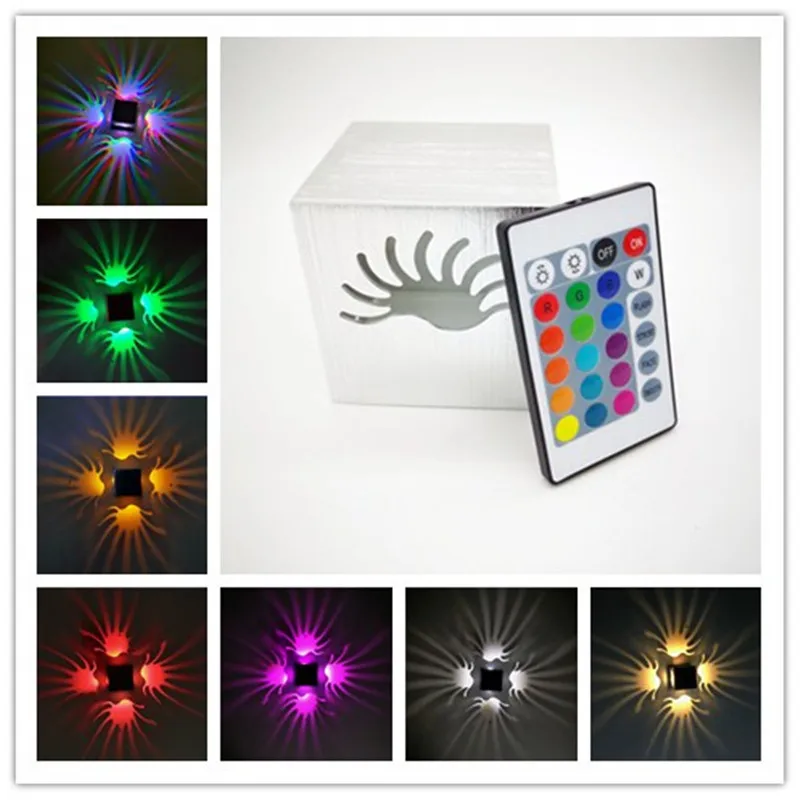 Background Wall Decoration Light LED Square Lamp Bedroom Palm Creative Aluminum Corridor Aisle Phoenix Tail 3w | Лампы и освещение