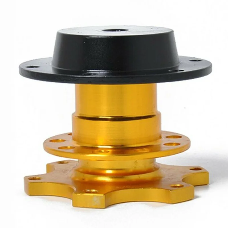 

Universal Quick Release Hub Car Auto Steering Wheel Aluminum Alloy Gold