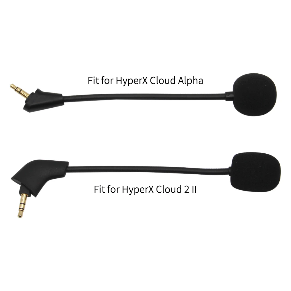 Micrófono 3,5mm auriculares micrófono para Kingston HyperX Cloud alfa S II X Core Pro de Cloudx Cloud9 edición juego de auriculares