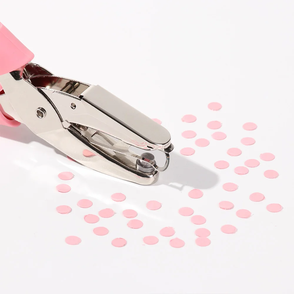 6/3/1.5mm Tiny Circle Shaped Metal Hole Punch Single Handheld Paper Punchers Paper Cutter For Tags Ticket Scrapbook Binding