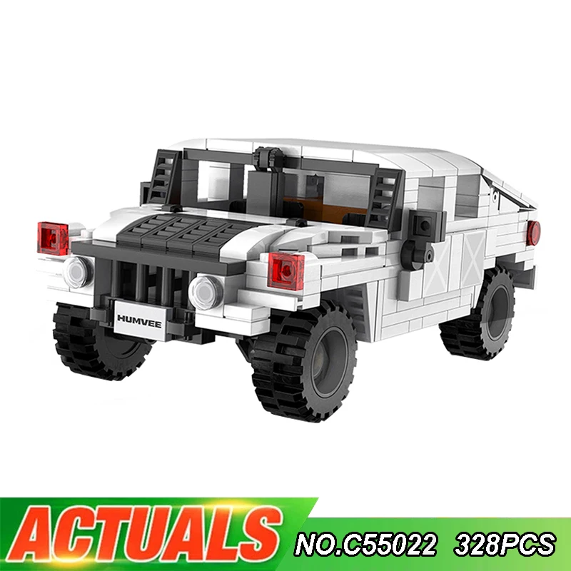 Внедорожник HUMVEE C55022 1:24 сборный модульный конструктор модель кубика Детская
