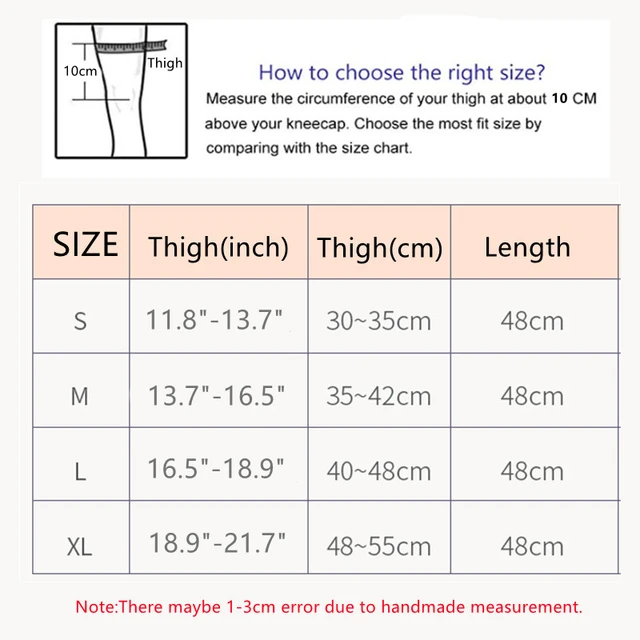 2Db Féreghordó Hosszú Térd Párnák Téli Meleg Térdtartó Láb Kompressziós Hüvely Támogat - Image 6