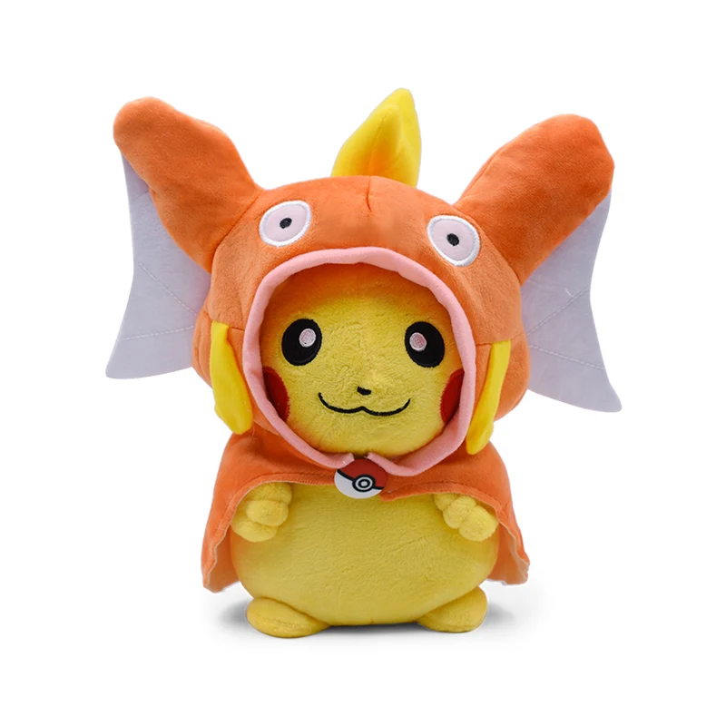 Горячие игрушки 20-24 см 7,9-9,4 ''Пикачу Косплей тиранитар Hydreigon Charizard Snorlax Ampharos Garchomp Мягкие плюшевые игрушки плюш - Цвет: 20cm Magikarp