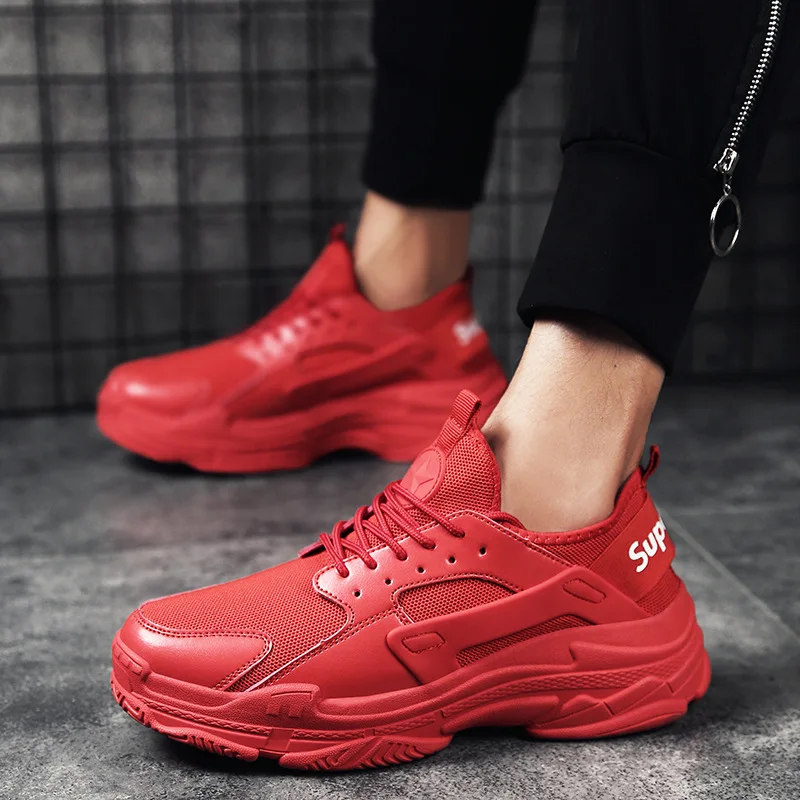 

Hot Selling Large Size Dad Shoes Retro Europe And America Fashion Man White Shoes Athletic Shoes Fashion Man Extra High Breathab