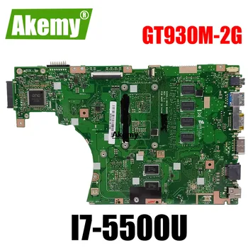 

New Akemy X455LF Laptop motherboard For Asus X455LJ X455LF X455LB A455L K455L X455L mainboard 4G-RAM I7-5500U GT930M-2G LVDS/EDP