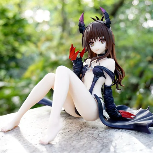 

Anime To love Ru Yuuki Mikan Dark Ver PVC Action Figure Collectible Model doll toy 15cm